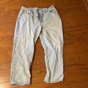 Light Blue Abercrombie and Fitch jeans The Loose High Rise